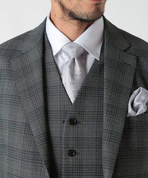 MEN'S BIGI / メンズビギ ネクタイ | 【TIE YOUR TIE(タイユアタイ)】ジオメトリック柄ネクタイ | 詳細5