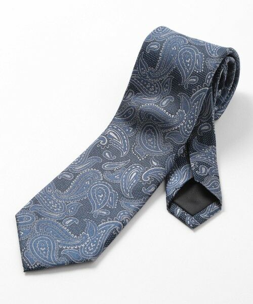 MEN'S BIGI / メンズビギ ネクタイ | 【TIE YOUR TIE(タイユアタイ)】ヴィンテージペイズリー柄ネクタイ（ネイビー）