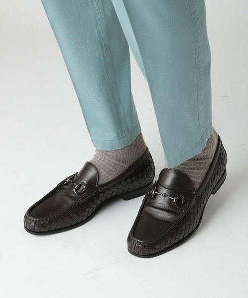 MEN'S BIGI / メンズビギ ビジネス・ドレスシューズ | メッシュレザー ビットローファー | 詳細1