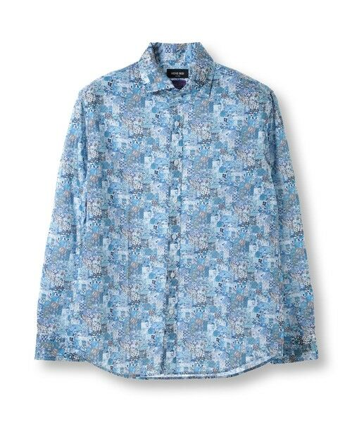 MEN'S BIGI / メンズビギ シャツ・ブラウス | 【LIBERTY/リバティー】リトールドプリントシャツ（ブルー系）