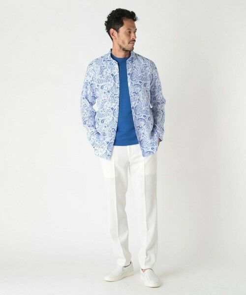 MEN'S BIGI / メンズビギ シャツ・ブラウス | 【CANCLINI/カンクリーニ】プリントショートポイントシャツ | 詳細4