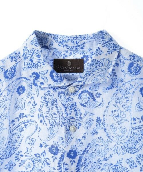 MEN'S BIGI / メンズビギ シャツ・ブラウス | 【CANCLINI/カンクリーニ】プリントショートポイントシャツ | 詳細5