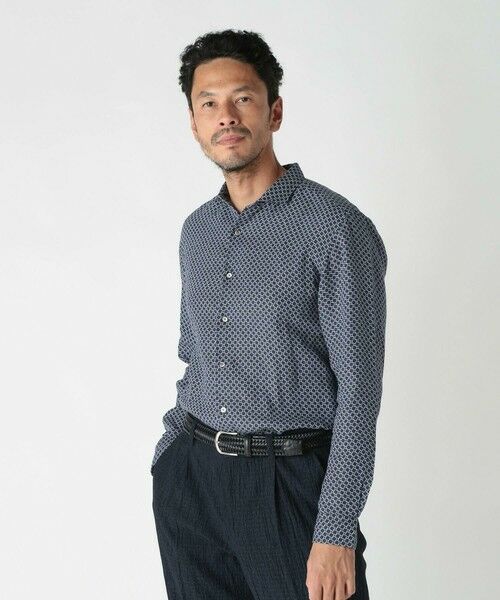 MEN'S BIGI / メンズビギ シャツ・ブラウス | 【CANCLINI/カンクリーニ】プリントショートポイントシャツ | 詳細11