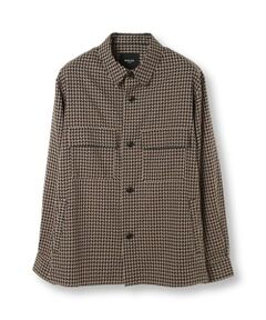 MEN'S BIGI / メンズビギ ブルゾン | リネンMIX千鳥ドビーブルゾン