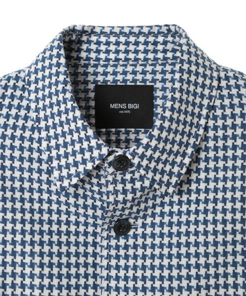 MEN'S BIGI / メンズビギ ブルゾン | リネンMIX千鳥ドビーブルゾン | 詳細5