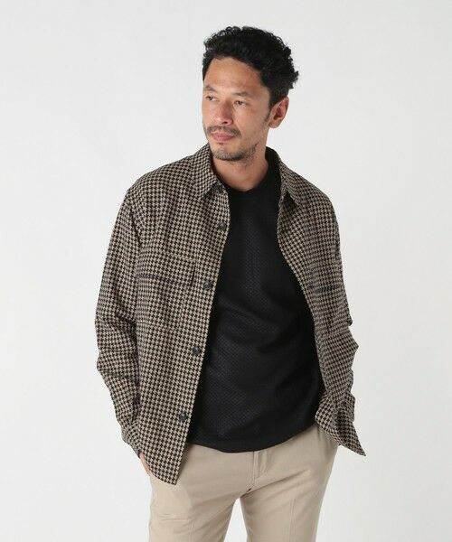MEN'S BIGI / メンズビギ ブルゾン | リネンMIX千鳥ドビーブルゾン | 詳細12