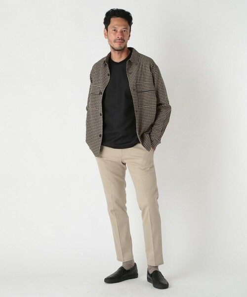 MEN'S BIGI / メンズビギ ブルゾン | リネンMIX千鳥ドビーブルゾン | 詳細13