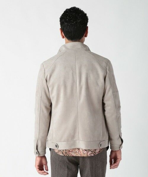 MEN'S BIGI / メンズビギ ブルゾン | フェイクスエードストレッチダンボールジャケット | 詳細3