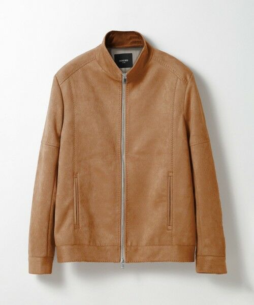 MEN'S BIGI / メンズビギ ブルゾン | フェイクスエードストレッチダンボールジャケット（キャメル）