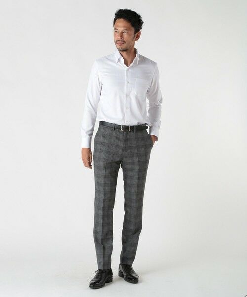 MEN'S BIGI / メンズビギ テーラードジャケット | ミックスヤーンブッチャーチェックスラックスパンツ | 詳細3