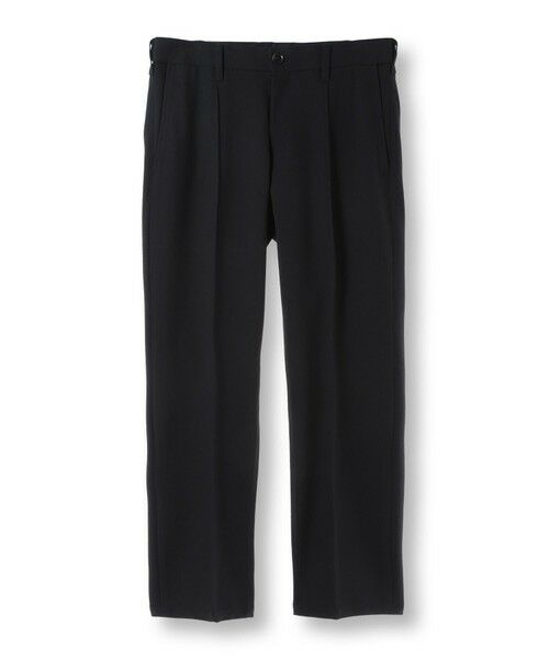 MEN'S BIGI / メンズビギ スラックス・ドレスパンツ | 360度ストレッチTRパンツ〈接触冷感〉（ブラック）