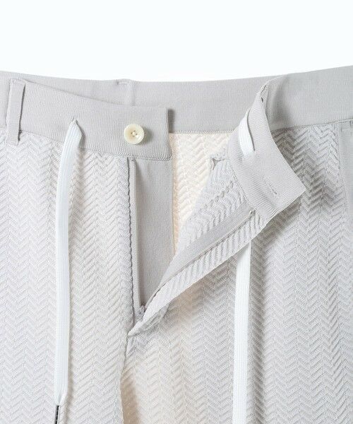 MEN'S BIGI / メンズビギ スラックス・ドレスパンツ | 【ACTIVE TAILOR】ヘリンボーンニットパンツ | 詳細7