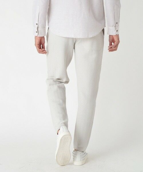 MEN'S BIGI / メンズビギ スラックス・ドレスパンツ | 【ACTIVE TAILOR】ヘリンボーンニットパンツ | 詳細3