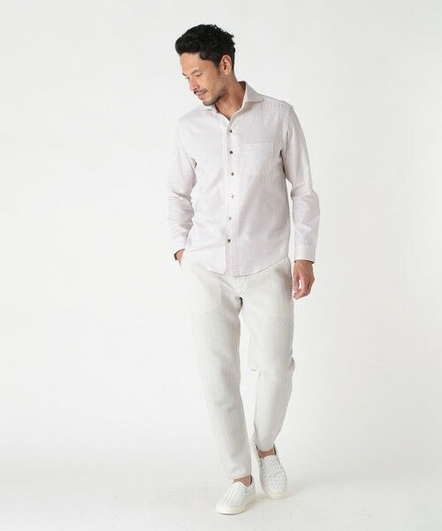 MEN'S BIGI / メンズビギ スラックス・ドレスパンツ | 【ACTIVE TAILOR】ヘリンボーンニットパンツ | 詳細4