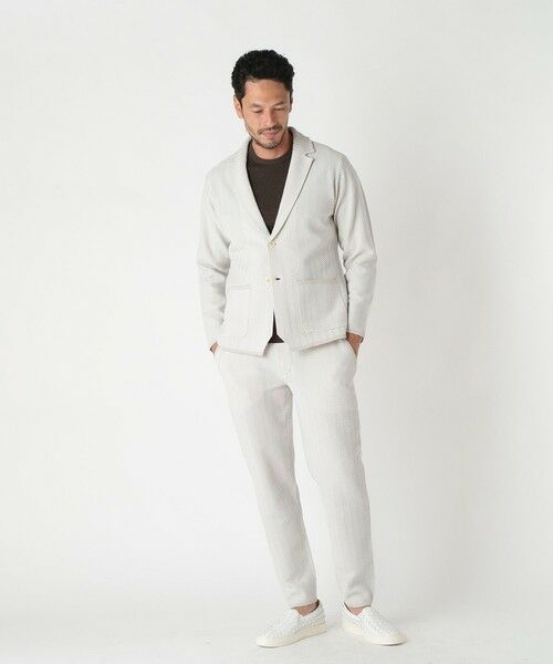 MEN'S BIGI / メンズビギ スラックス・ドレスパンツ | 【ACTIVE TAILOR】ヘリンボーンニットパンツ | 詳細5