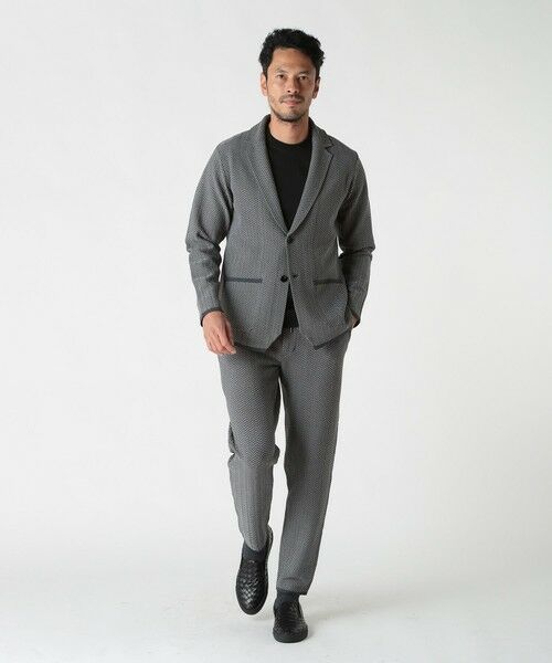 MEN'S BIGI / メンズビギ スラックス・ドレスパンツ | 【ACTIVE TAILOR】ヘリンボーンニットパンツ | 詳細15