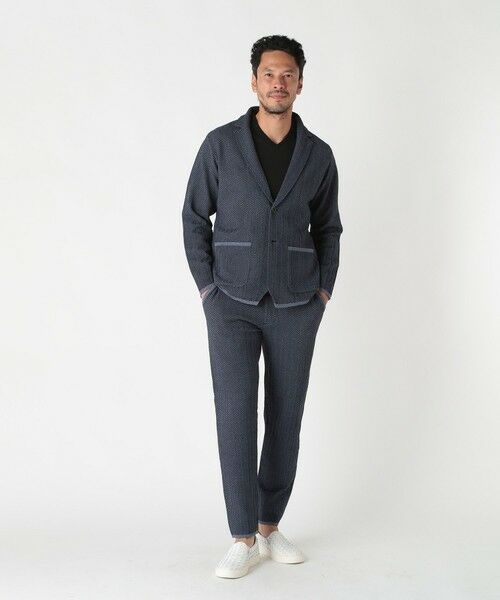 MEN'S BIGI / メンズビギ スラックス・ドレスパンツ | 【ACTIVE TAILOR】ヘリンボーンニットパンツ | 詳細18