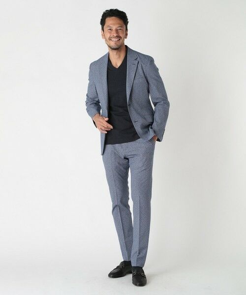 MEN'S BIGI / メンズビギ スラックス・ドレスパンツ | ドットエアーメッシュプリントパンツ＜吸水速乾＞ | 詳細4