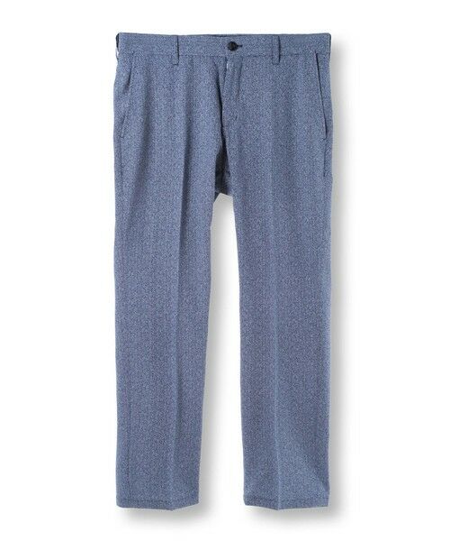 MEN'S BIGI / メンズビギ スラックス・ドレスパンツ | ドットエアーメッシュプリントパンツ＜吸水速乾＞（ブルー）