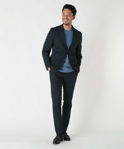 MEN'S BIGI / メンズビギ スラックス・ドレスパンツ | ドットエアーメッシュプリントパンツ＜吸水速乾＞ | 詳細13