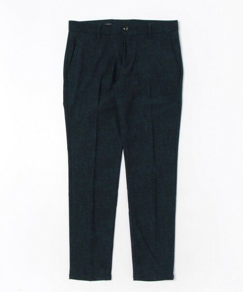 MEN'S BIGI / メンズビギ スラックス・ドレスパンツ | 【ACTIVE TAILOR】ヒートパフォーマーツイード調プリントパンツ（セットアップ対応）（ネイビー）