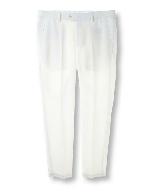 MEN'S BIGI / メンズビギ スラックス・ドレスパンツ | サマーツイードイージーパンツ（ホワイト）