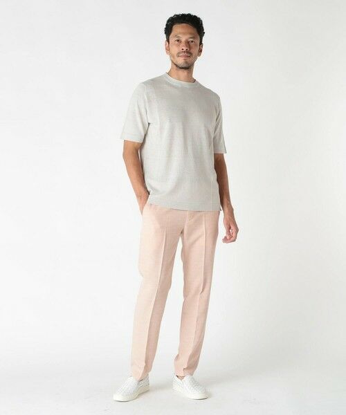 MEN'S BIGI / メンズビギ スラックス・ドレスパンツ | サマーツイードイージーパンツ | 詳細8