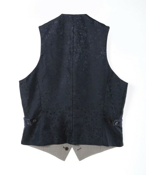 MEN'S BIGI / メンズビギ ベスト | ミックスヤーン/ポップサックリバーシブルベスト | 詳細9