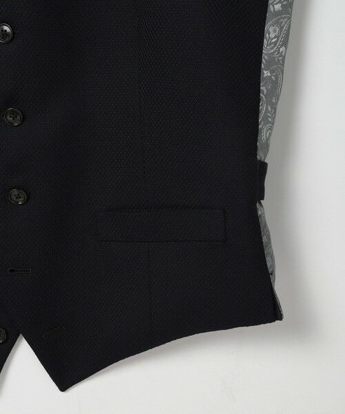 MEN'S BIGI / メンズビギ ベスト | ミックスヤーン/ポップサックリバーシブルベスト | 詳細18