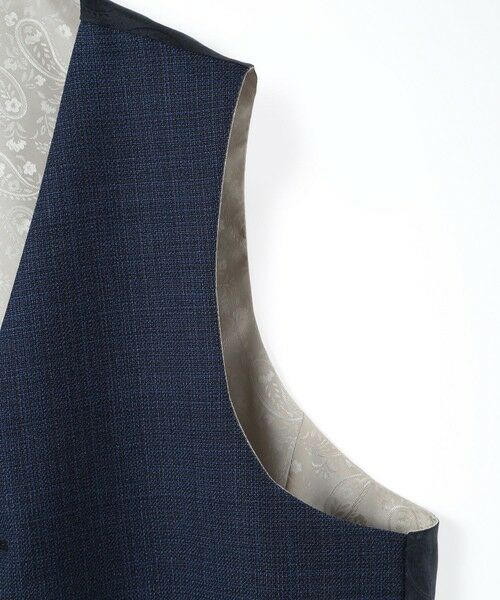 MEN'S BIGI / メンズビギ ベスト | ミックスヤーン/ポップサックリバーシブルベスト | 詳細21