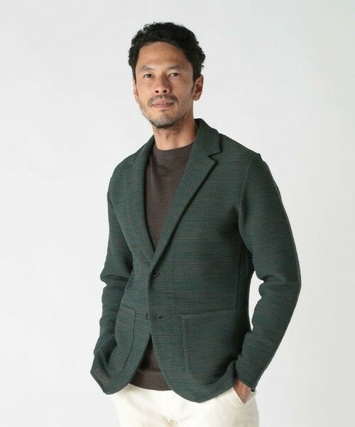 MEN'S BIGI / メンズビギ その他アウター | 3色撚りニットジャケット | 詳細7