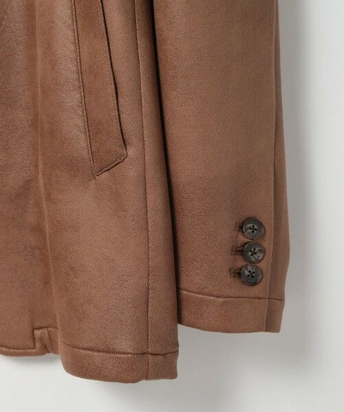 MEN'S BIGI / メンズビギ ブルゾン | レザー調プリントダンボールスタンドカラージャケット | 詳細9