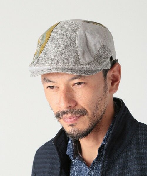 MEN'S BIGI / メンズビギ ハンチング・キャスケット・ベレー帽 | UMP PATCH HUNTING | 詳細1