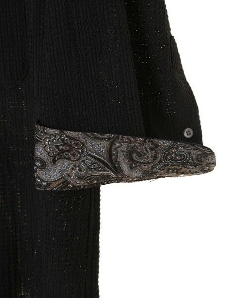 MEN'S BIGI / メンズビギ シャツ・ブラウス | カラミ織風サッカー七分袖スタンドカラーシャツ<ストレッチ/通気性> | 詳細2