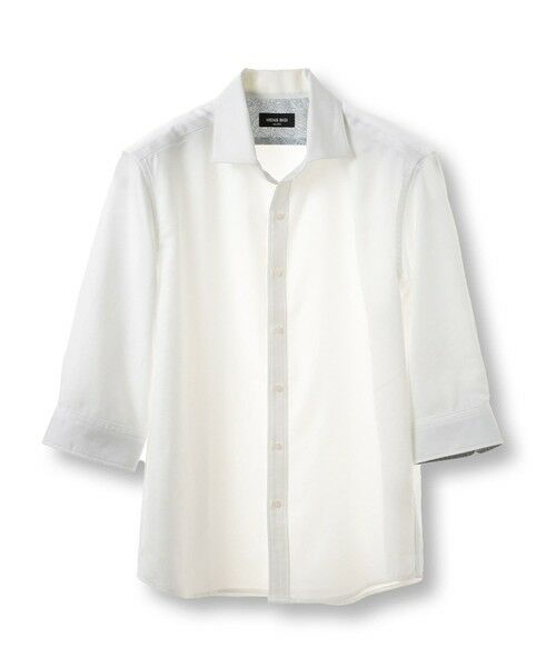 MEN'S BIGI / メンズビギ シャツ・ブラウス | オクシィジュエルストレッチ七分袖シャツ〈ストレッチ〉（ホワイト）