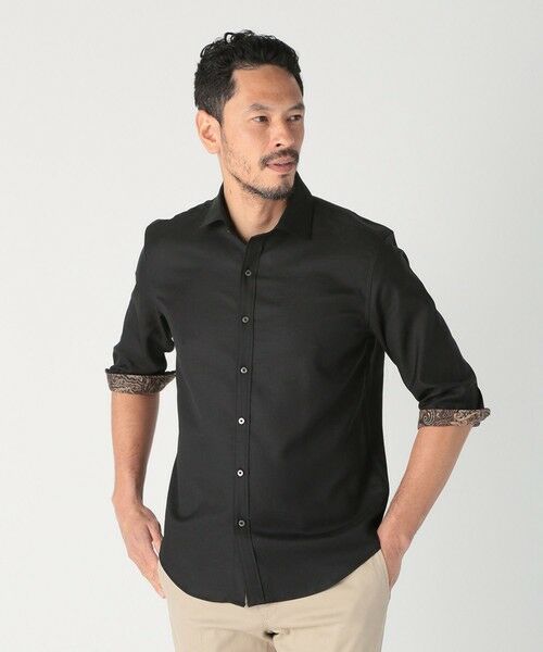 MEN'S BIGI / メンズビギ シャツ・ブラウス | オクシィジュエルストレッチ七分袖シャツ〈ストレッチ〉 | 詳細8