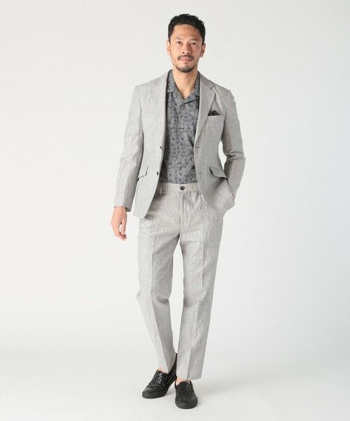 MEN'S BIGI / メンズビギ シャツ・ブラウス | ジャガードオープンカラーシャツ | 詳細3