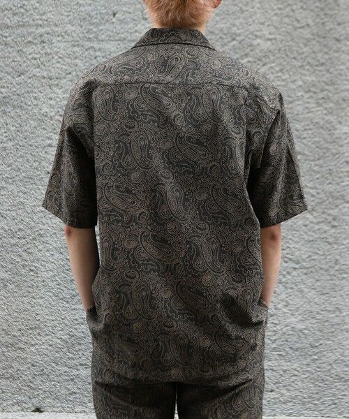 MEN'S BIGI / メンズビギ シャツ・ブラウス | ジャガードオープンカラーシャツ | 詳細17