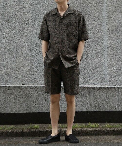 MEN'S BIGI / メンズビギ シャツ・ブラウス | ジャガードオープンカラーシャツ | 詳細18