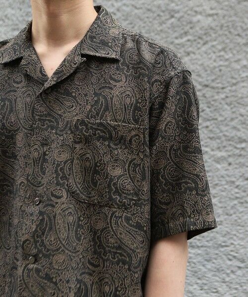 MEN'S BIGI / メンズビギ シャツ・ブラウス | ジャガードオープンカラーシャツ | 詳細19