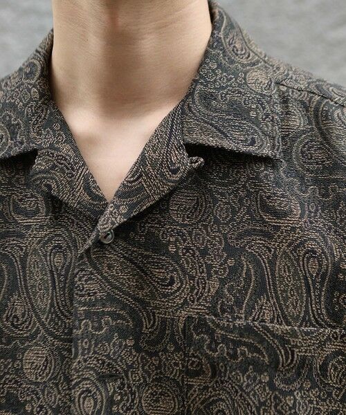 MEN'S BIGI / メンズビギ シャツ・ブラウス | ジャガードオープンカラーシャツ | 詳細20