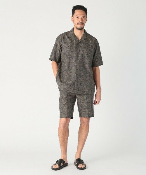 MEN'S BIGI / メンズビギ シャツ・ブラウス | ジャガードオープンカラーシャツ | 詳細13