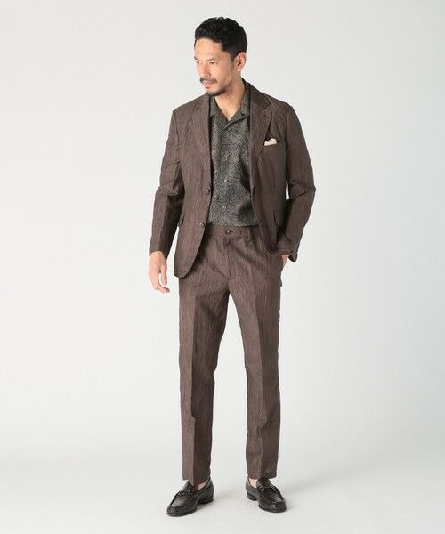 MEN'S BIGI / メンズビギ シャツ・ブラウス | ジャガードオープンカラーシャツ | 詳細14