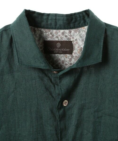 MEN'S BIGI / メンズビギ Tシャツ | NOVELTEX社リネン素材七分袖シャツ | 詳細11