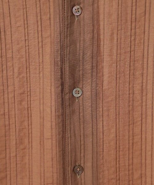 MEN'S BIGI / メンズビギ シャツ・ブラウス | 総柄シアージャカード7分袖オープンカラーシャツ | 詳細12