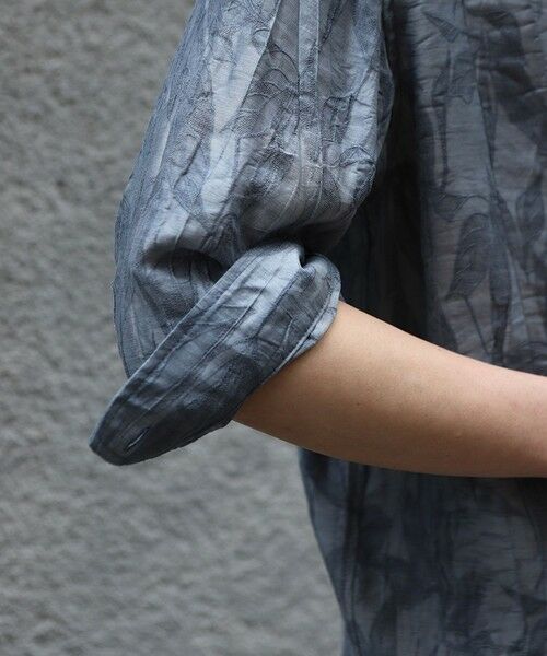 MEN'S BIGI / メンズビギ シャツ・ブラウス | 総柄シアージャカード7分袖オープンカラーシャツ | 詳細21