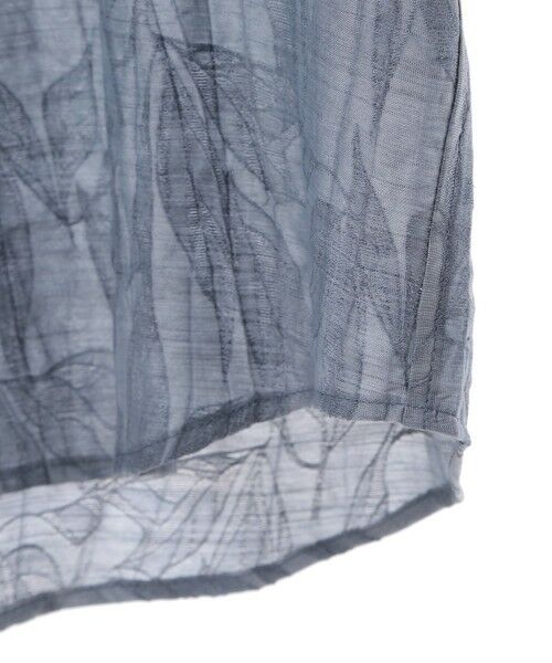 MEN'S BIGI / メンズビギ シャツ・ブラウス | 総柄シアージャカード7分袖オープンカラーシャツ | 詳細24