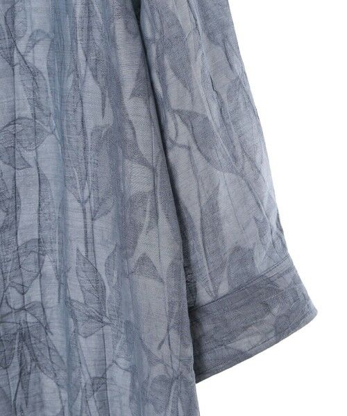 MEN'S BIGI / メンズビギ シャツ・ブラウス | 総柄シアージャカード7分袖オープンカラーシャツ | 詳細25