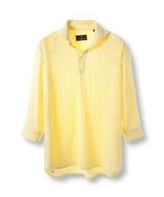 MEN'S BIGI / メンズビギ シャツ・ブラウス | ドビーストライププルオーバーシャツ