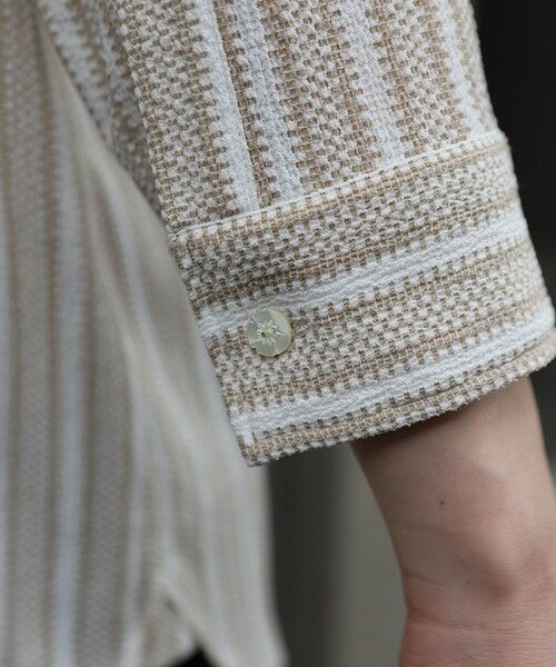 MEN'S BIGI / メンズビギ シャツ・ブラウス | ドビーストライププルオーバーシャツ | 詳細8